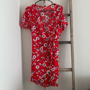 JCREW Wrap Around Mini Dress